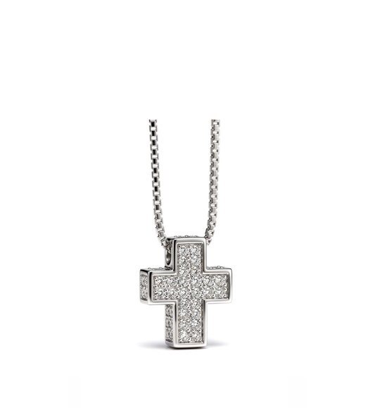 Brilliant cross collection necklace - 14917