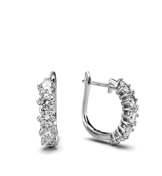 Orecchini collezione Moissanite-ct 3 tot