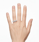 Anello trilogy collezione Moissanite - ct 0.36 tot