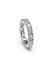 Anello riviera collezione Moissanite - ct 0.25 a pietra