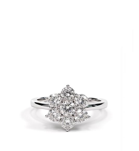 Anello solitario collezione Moissanite - ct 1.75