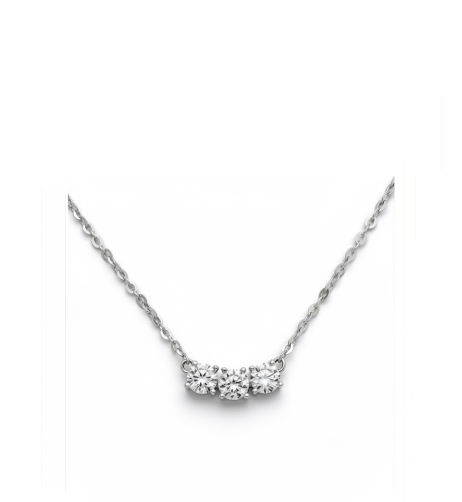Collana collezione Moissanite ct 0.60 tot