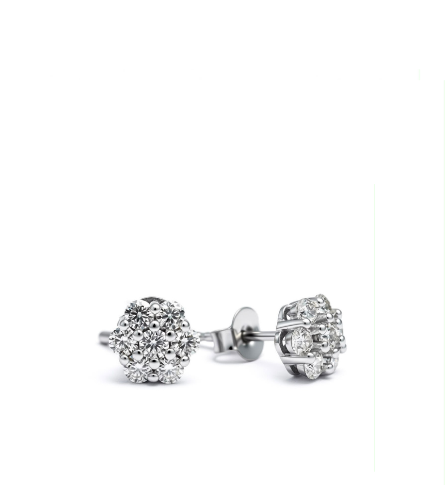 Orecchini collezione Moissanite - ct 0.80