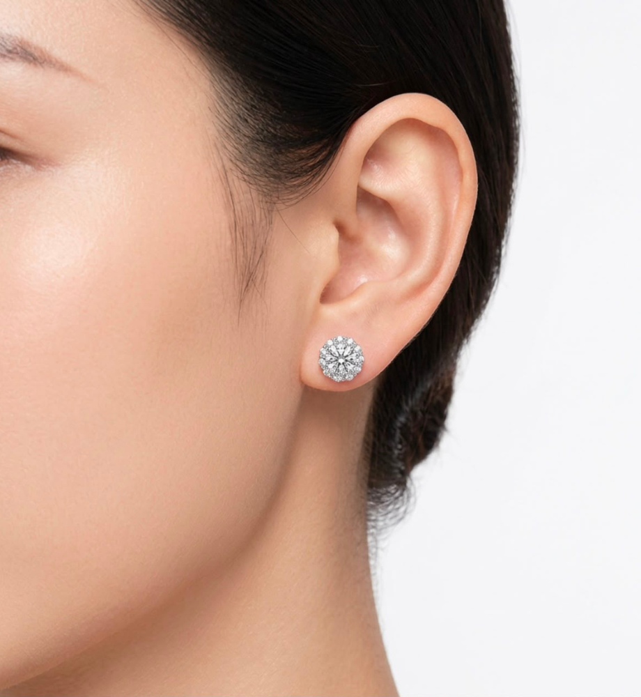 Orecchini collezione Moissanite - ct 1.60