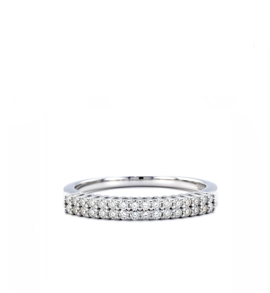 Anello veretta collezione Moissanite - 17513