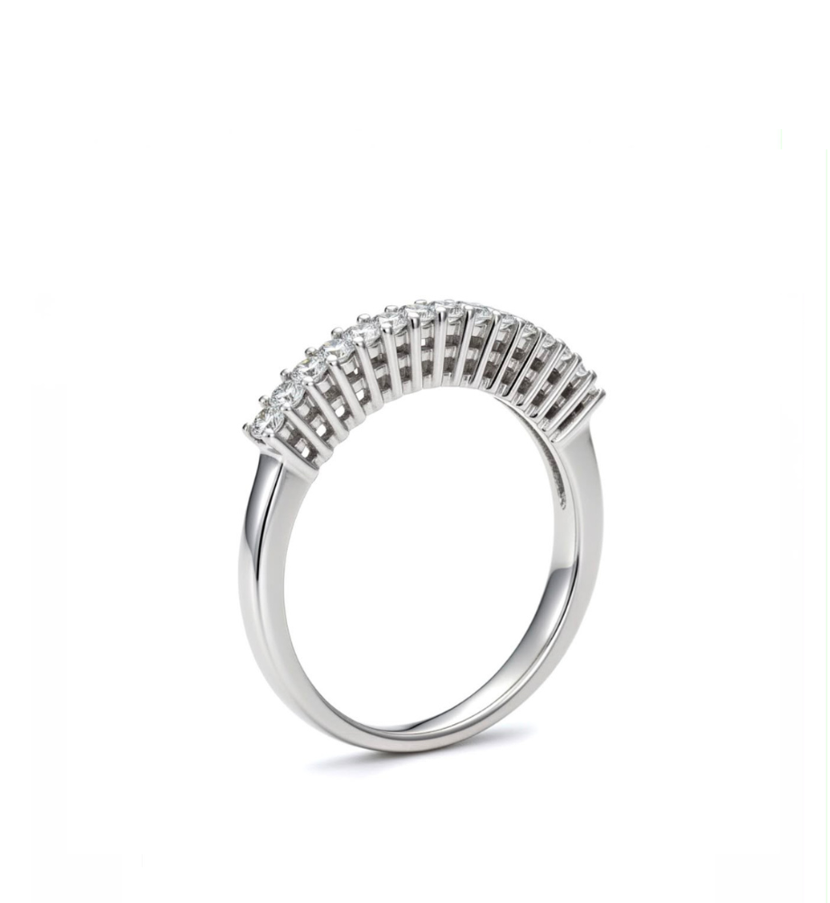 Anello veretta collezione Moissanite - 17513