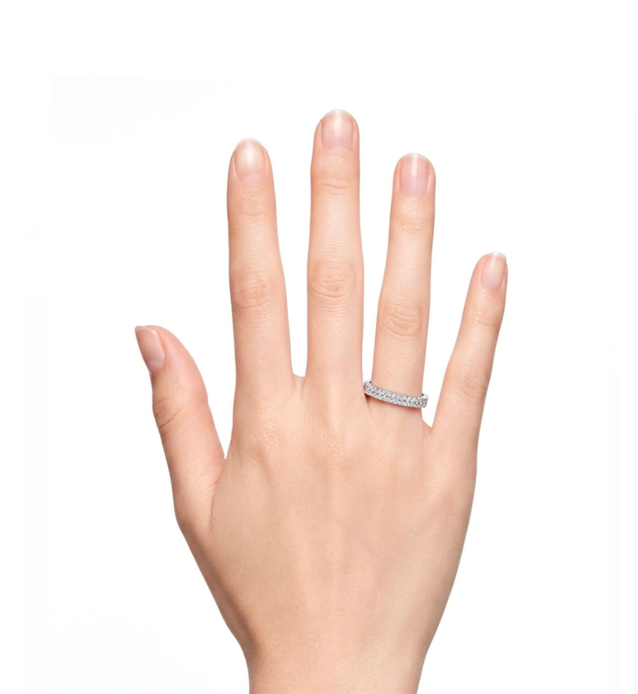 Anello veretta collezione Moissanite - 17513