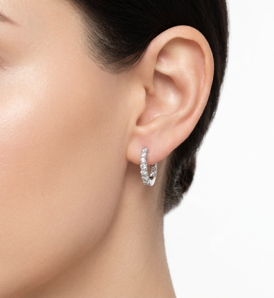 Orecchini collezione Moissanite - ct 0.60