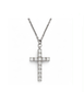 Collana croce collezione Moissanite - ct 0.72