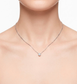 Collana punto luce collezione Moissanite - ct 0.30