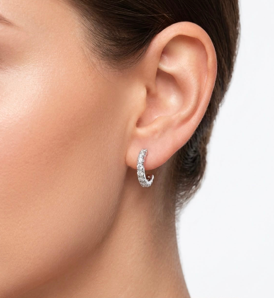 Orecchini collezione Moissanite - ct 1.56