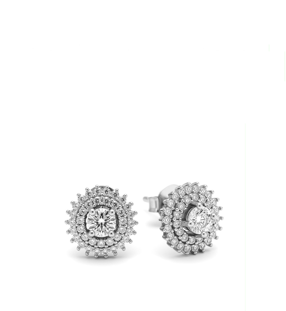 Orecchini collezione Moissanite - ct 1.66