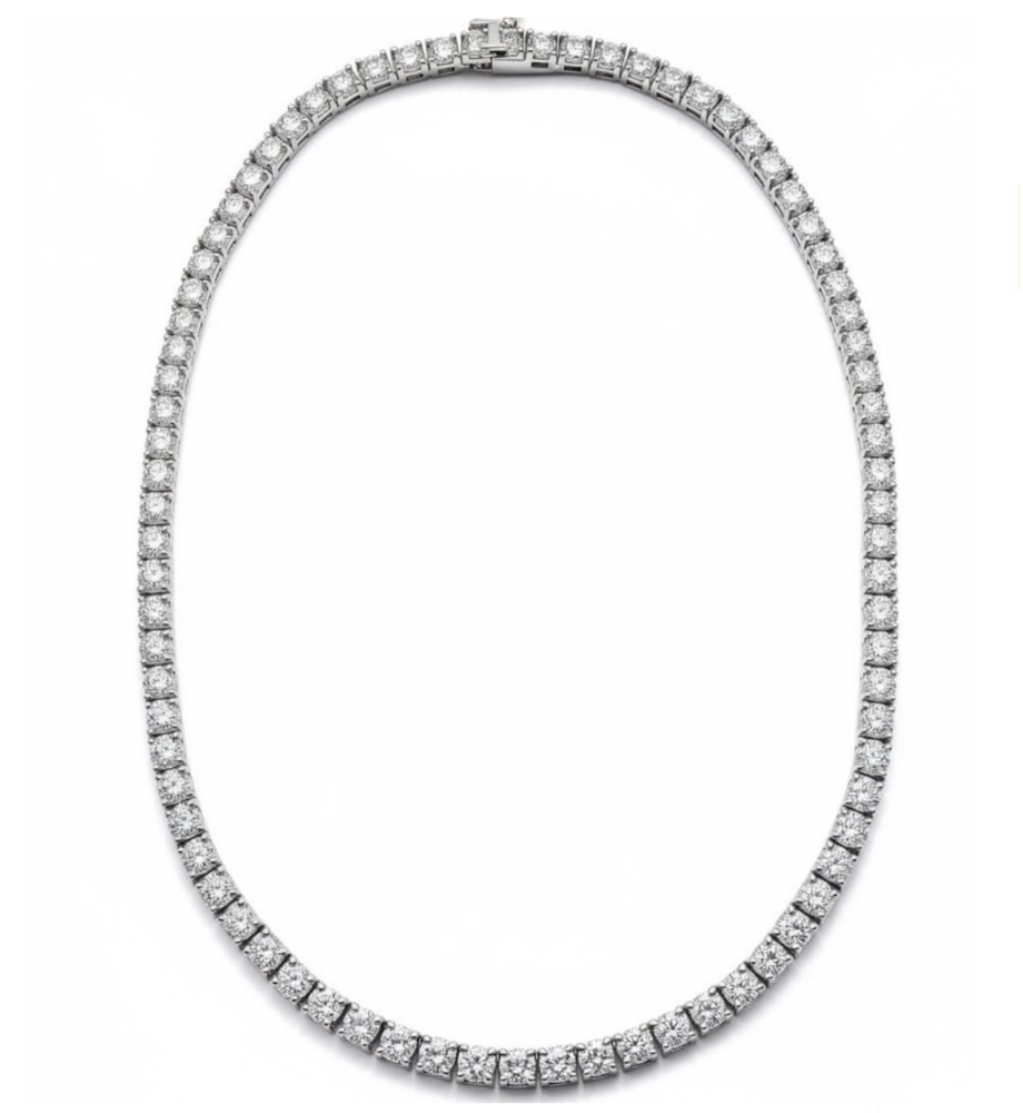Collana tennis collezione Moissanite - ct 0.10