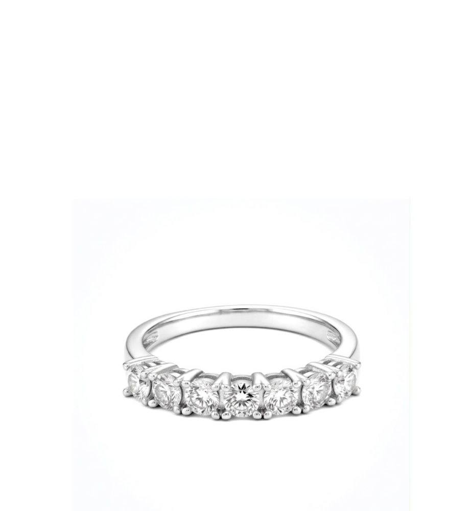 Anello veretta collezione Moissanite - ct 0.70