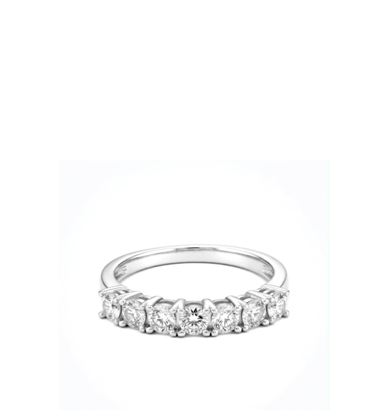 Anello veretta collezione Moissanite - ct 0.70