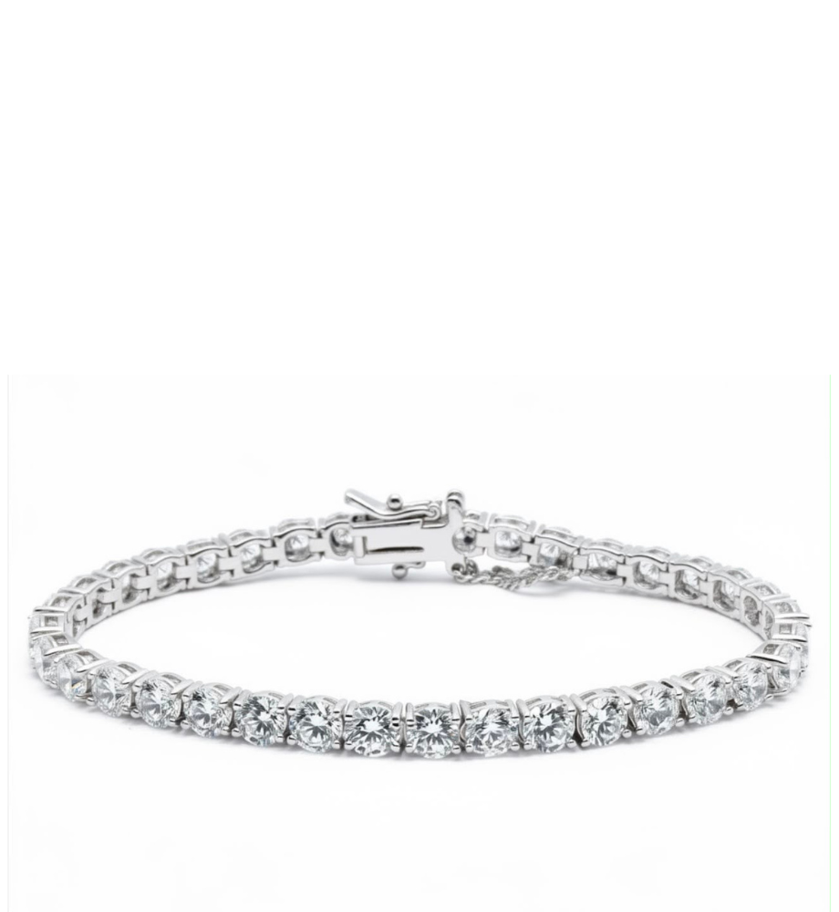Bracelet tennis - 0.11 ct par pierre