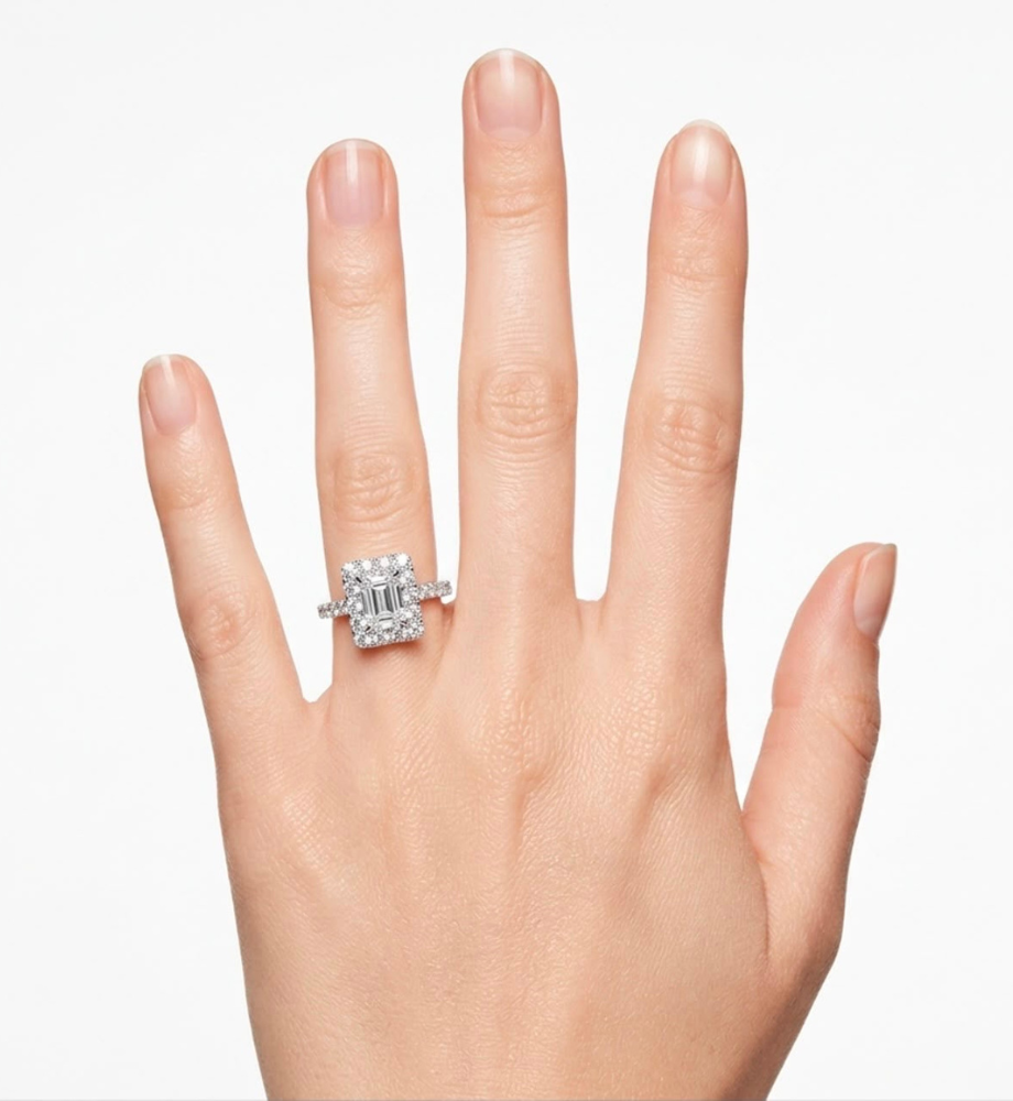Anello solitario collezione Moissanite - ct 2