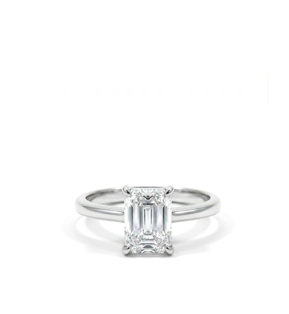 Anello solitario collezione Moissanite - ct 2