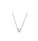 Collana punto luce collezione Moissanite - ct 0.22
