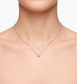 Collana punto luce collezione Moissanite - ct 0.22