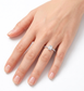 Anello solitario collezione Moissanite - ct 0.70
