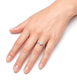 PRONTA CONSEGNA Anello solitario collezione Moissanite - ct 0.60