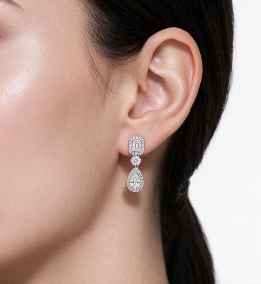 Orecchini collezione Moissanite - 17732
