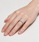 Anello veretta collezione Moissanite-ct 0.41