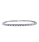Brilliant collection snap tennis bracelet