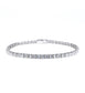 Brilliant collection snap tennis bracelet