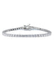 Brillante Collection tennis bracelet with side studs